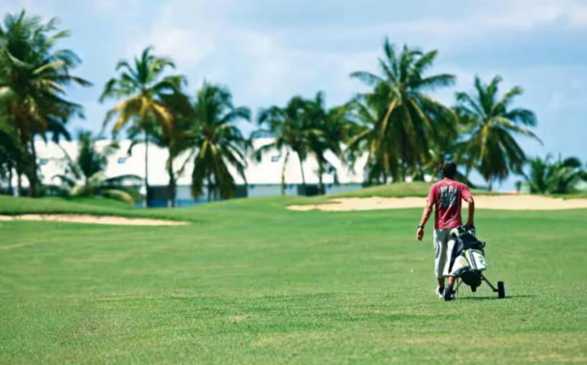 Appart' Cosychik' Vue Golf Au Coeur De La Marina A Pied !! แซงต์-ฟรองซัวส์ ภายนอก รูปภาพ